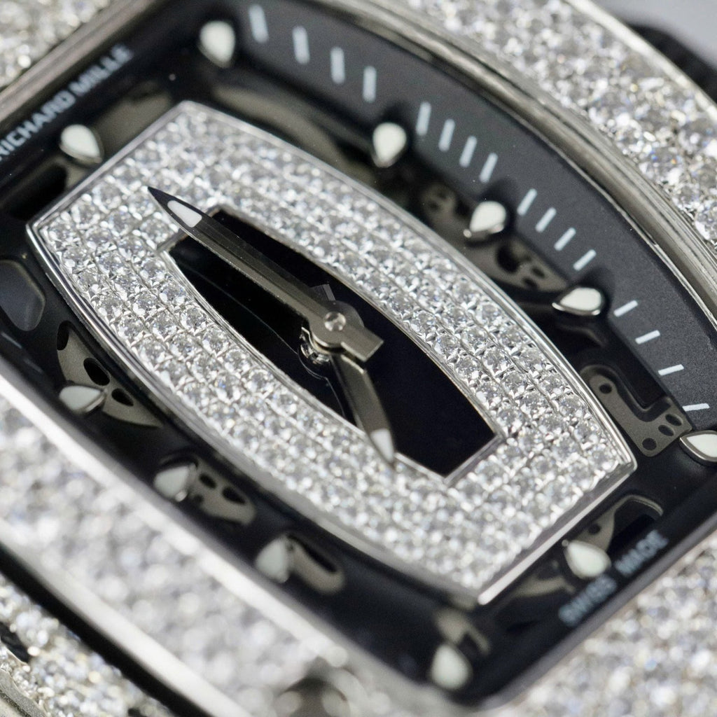 Richard Mille RM007 Watch Moissanite Diamonds 36mm