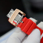 Richard Mille RM007 Watch  Moissanite Diamonds Red 36mm