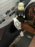 Richard Mille Watch RM007 Mother Of Pearl Dial Rubber Strap 36mm