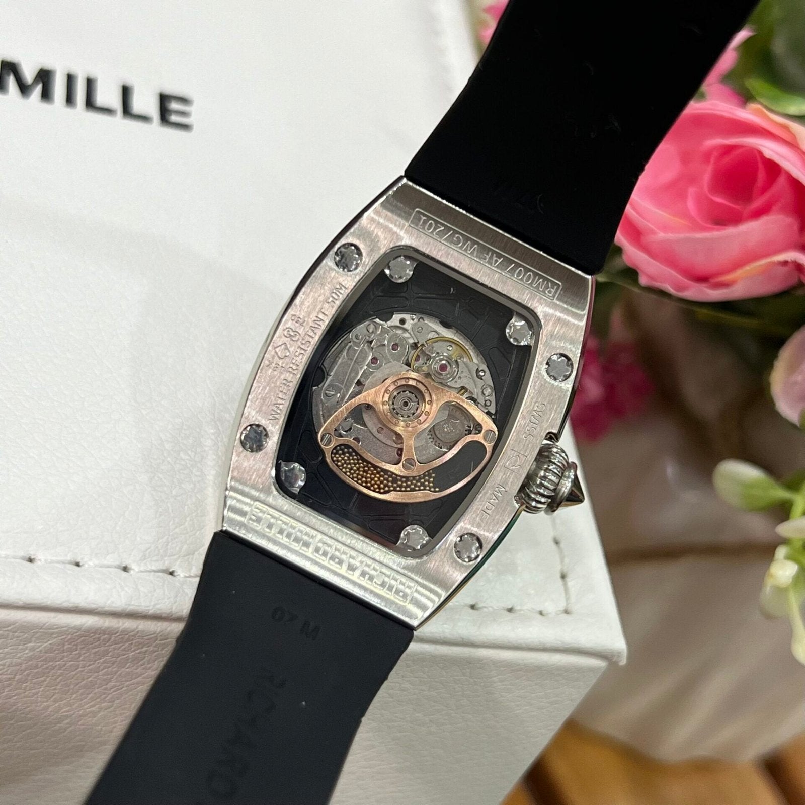 Richard Mille Watch RM007 Black Dial Full 36mm