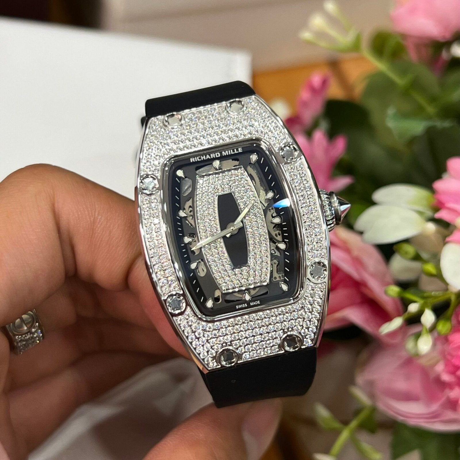 Richard Mille Watch RM007 Black Dial Full 36mm