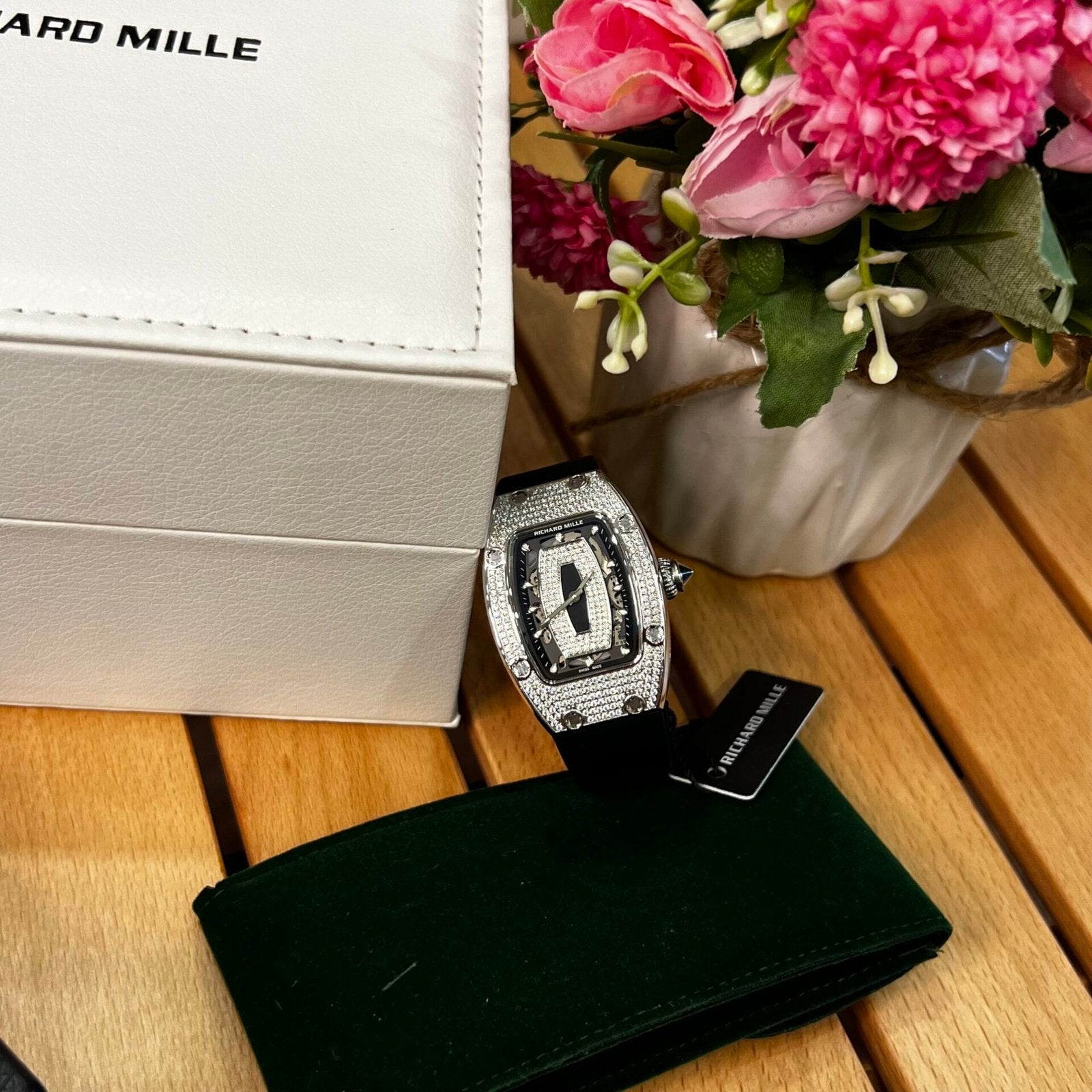 Richard Mille Watch RM007 Black Dial Full 36mm