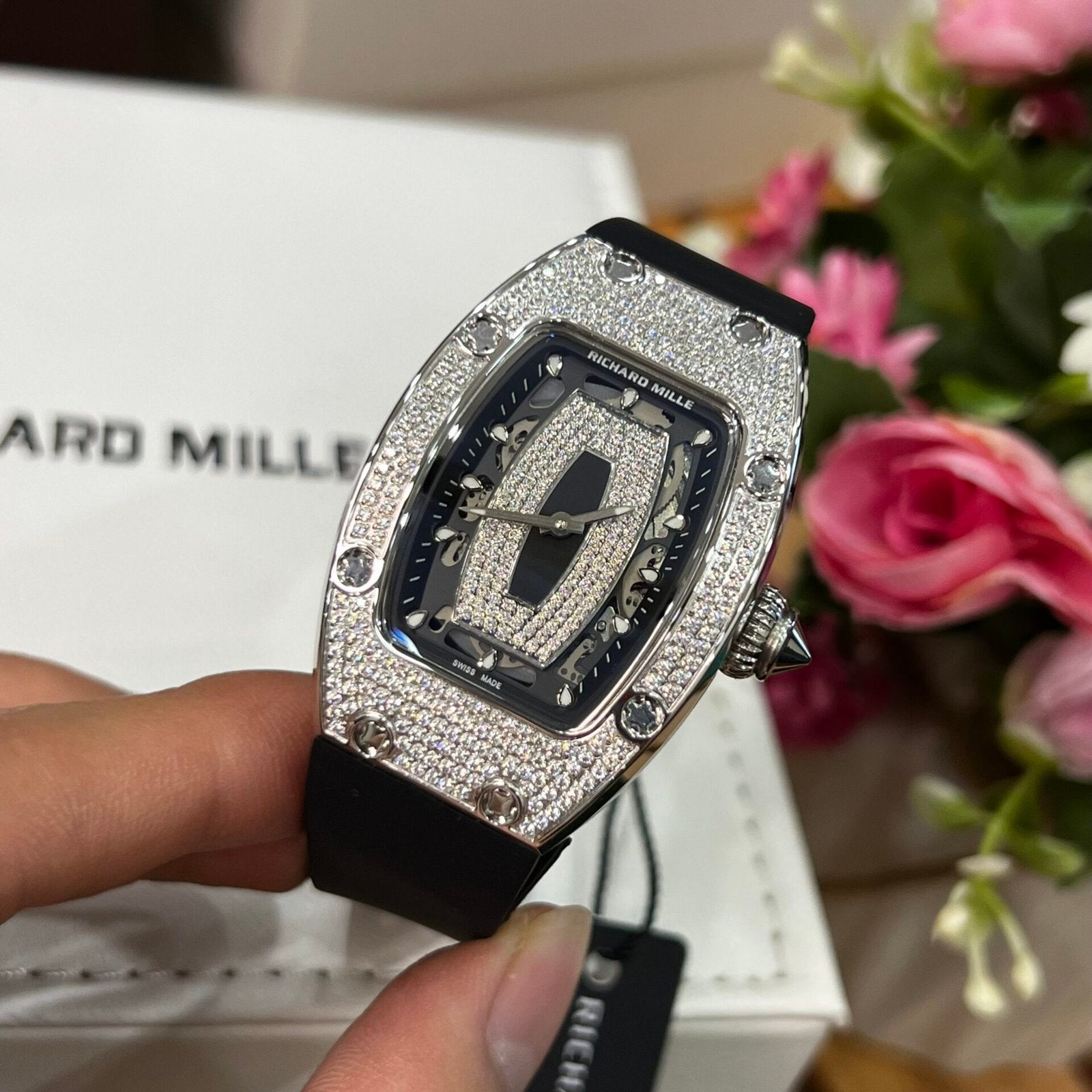 Richard Mille Watch RM007 Black Dial Full 36mm