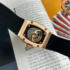 Richard Mille RM007 Watch Rose Gold With Full Stone 36mm