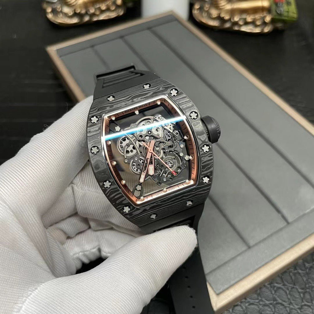 Richard Mille RM055 Carbon  Watch Black  45mm