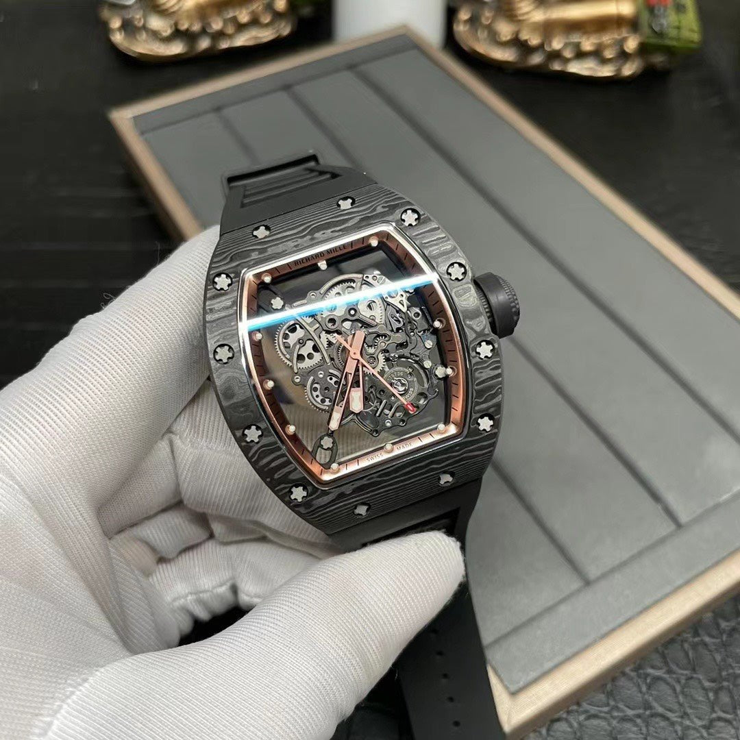 Richard Mille RM055 Carbon  Watch Black  45mm