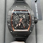 Richard Mille RM055 Carbon  Watch Black  45mm