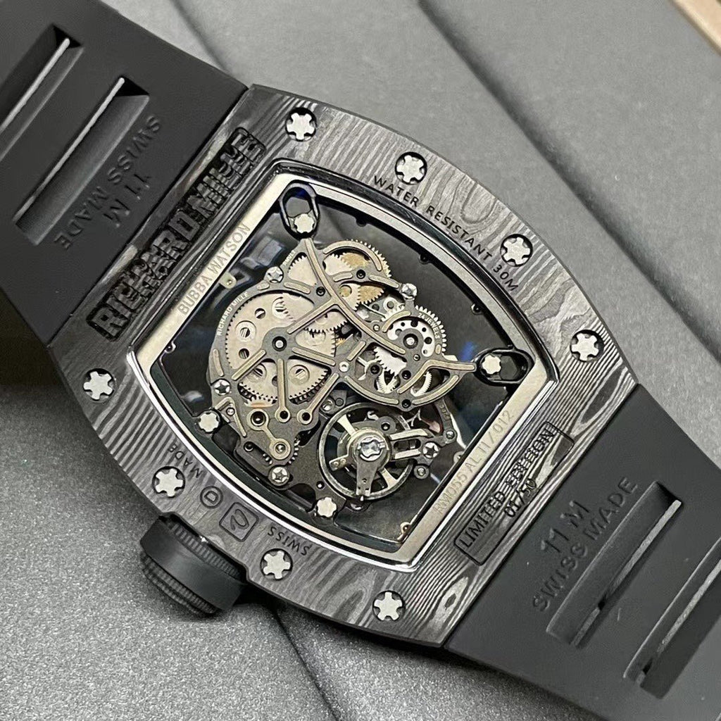 Richard Mille RM055 Carbon  Watch Black  45mm