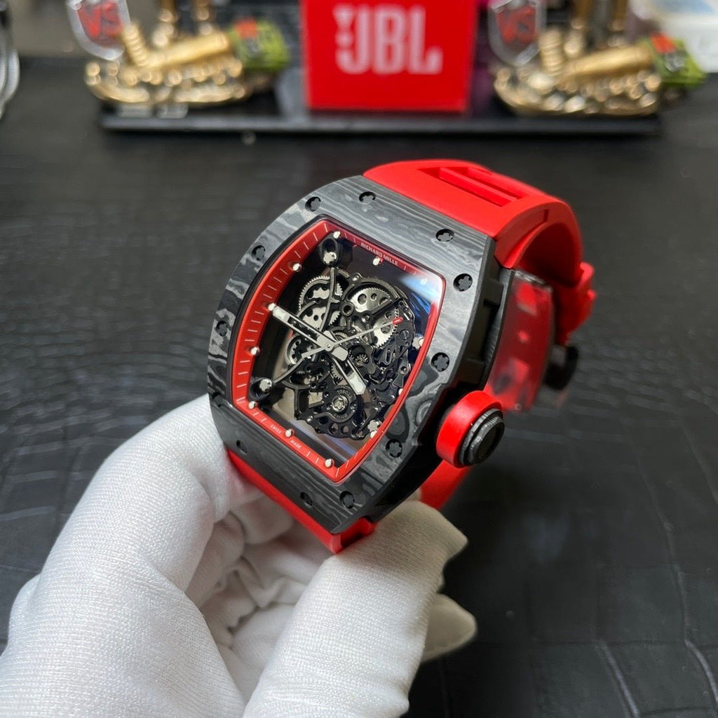 Richard Mille RM055 Carbon Watch Red 45mm