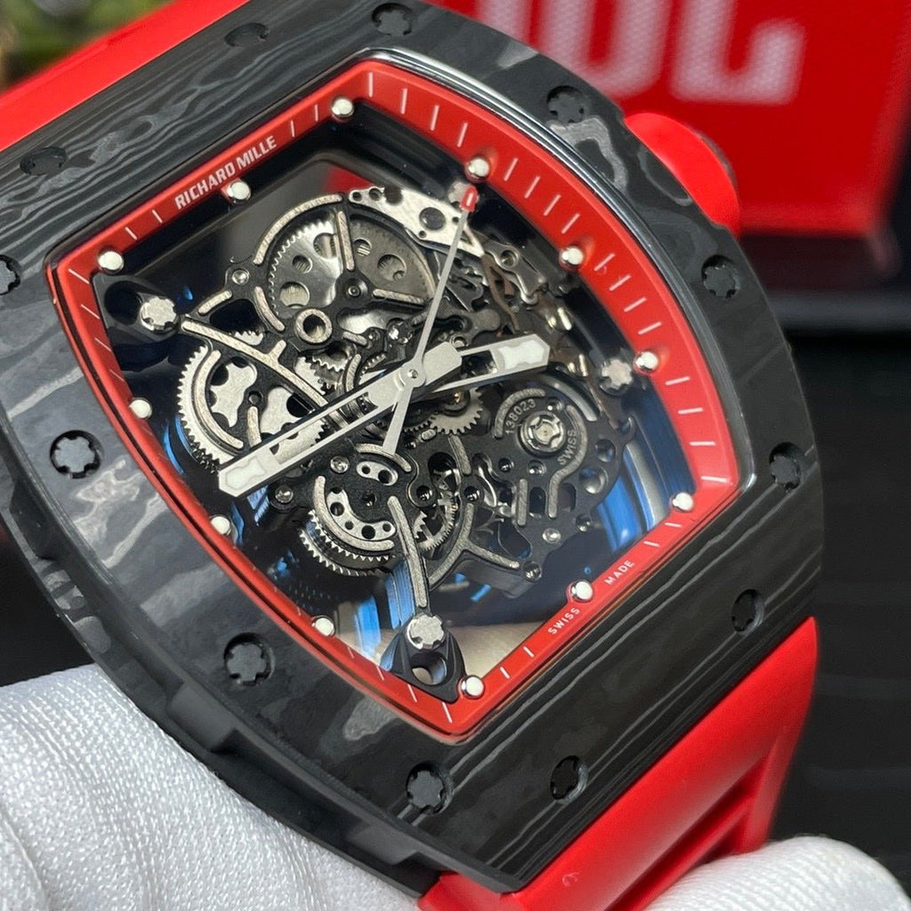 Richard Mille RM055 Carbon Watch Red 45mm