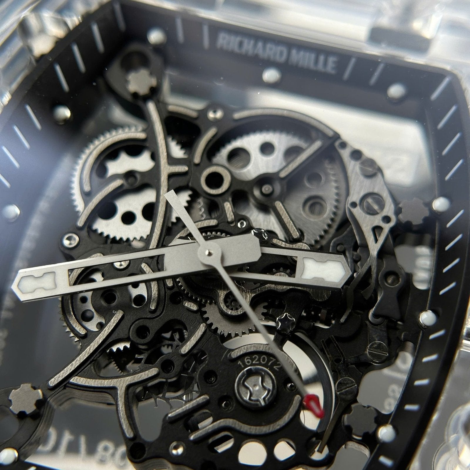Richard Mille RM055 Sapphire Crystal Watch Rubber Strap 45mm