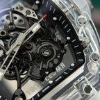 Richard Mille RM055 Sapphire Crystal Watch Rubber Strap 45mm