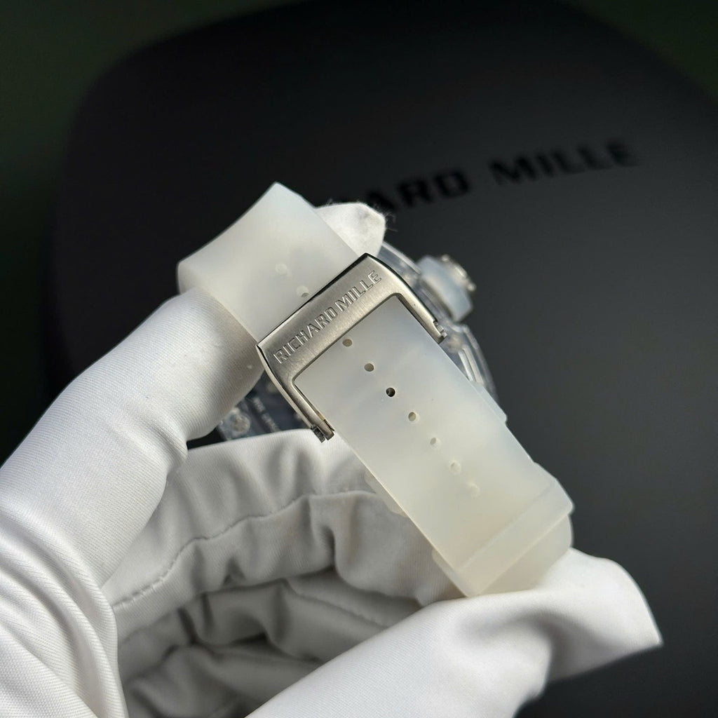 Richard Mille RM055 Sapphire Crystal Watch Rubber Strap 45mm
