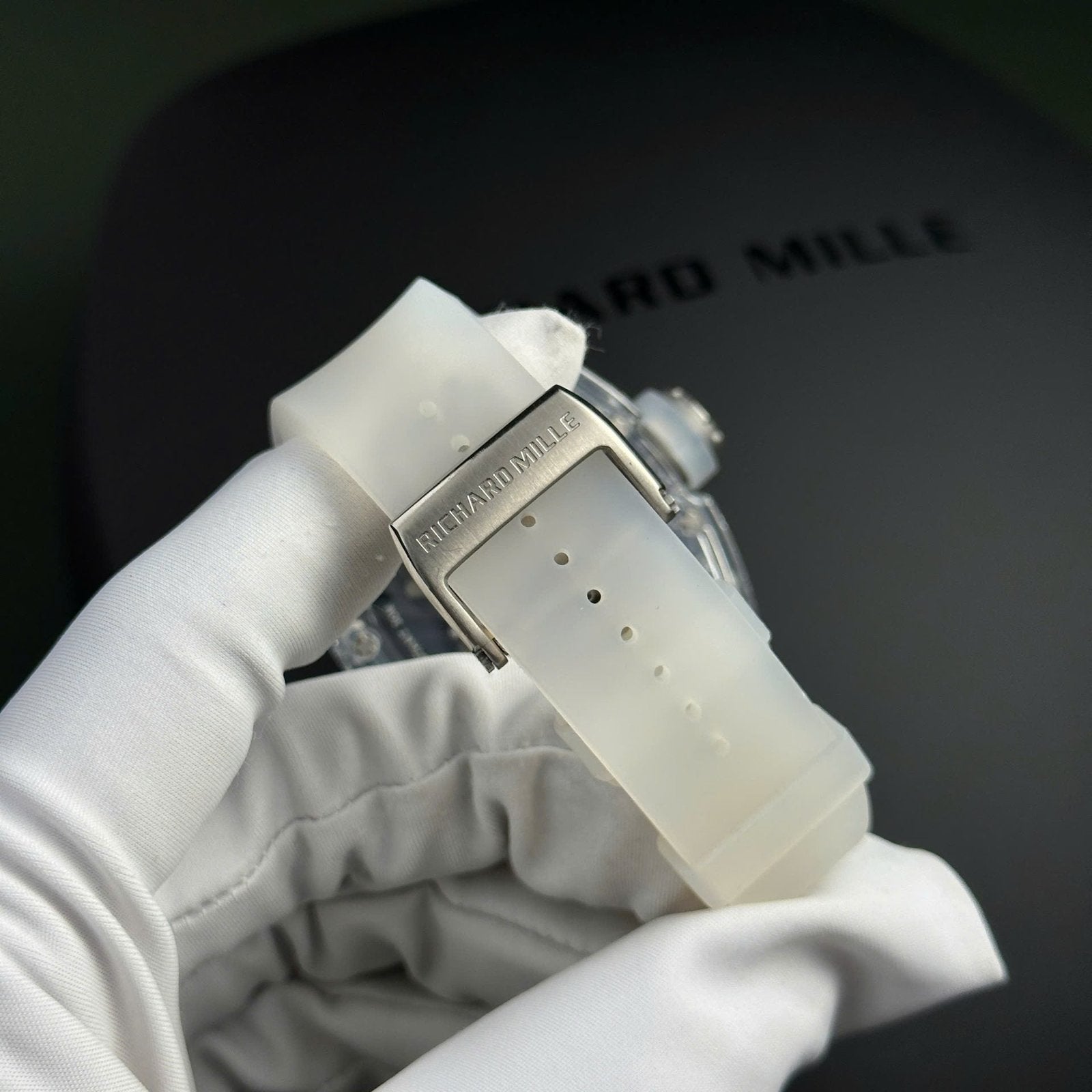 Richard Mille RM055 Sapphire Crystal Watch Rubber Strap 45mm