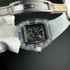 Richard Mille RM055 Sapphire Crystal Watch Rubber Strap 45mm