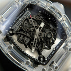 Richard Mille RM055 Sapphire Crystal Watch Rubber Strap 45mm