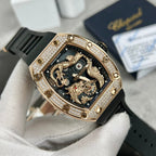 Richard Mille RM057 Jackie Chan  Watch With Full Diamonds 44mm