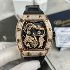 Richard Mille RM057 Jackie Chan  Watch With Full Diamonds 44mm