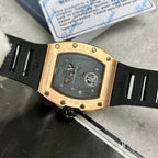 Richard Mille RM057 Jackie Chan  Watch With Full Diamonds 44mm
