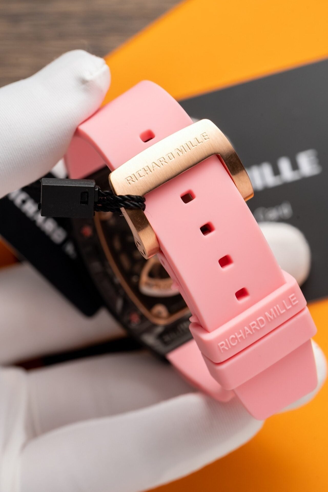 Richard Mille RM07-01 Watch Carbon With Stone 36mm