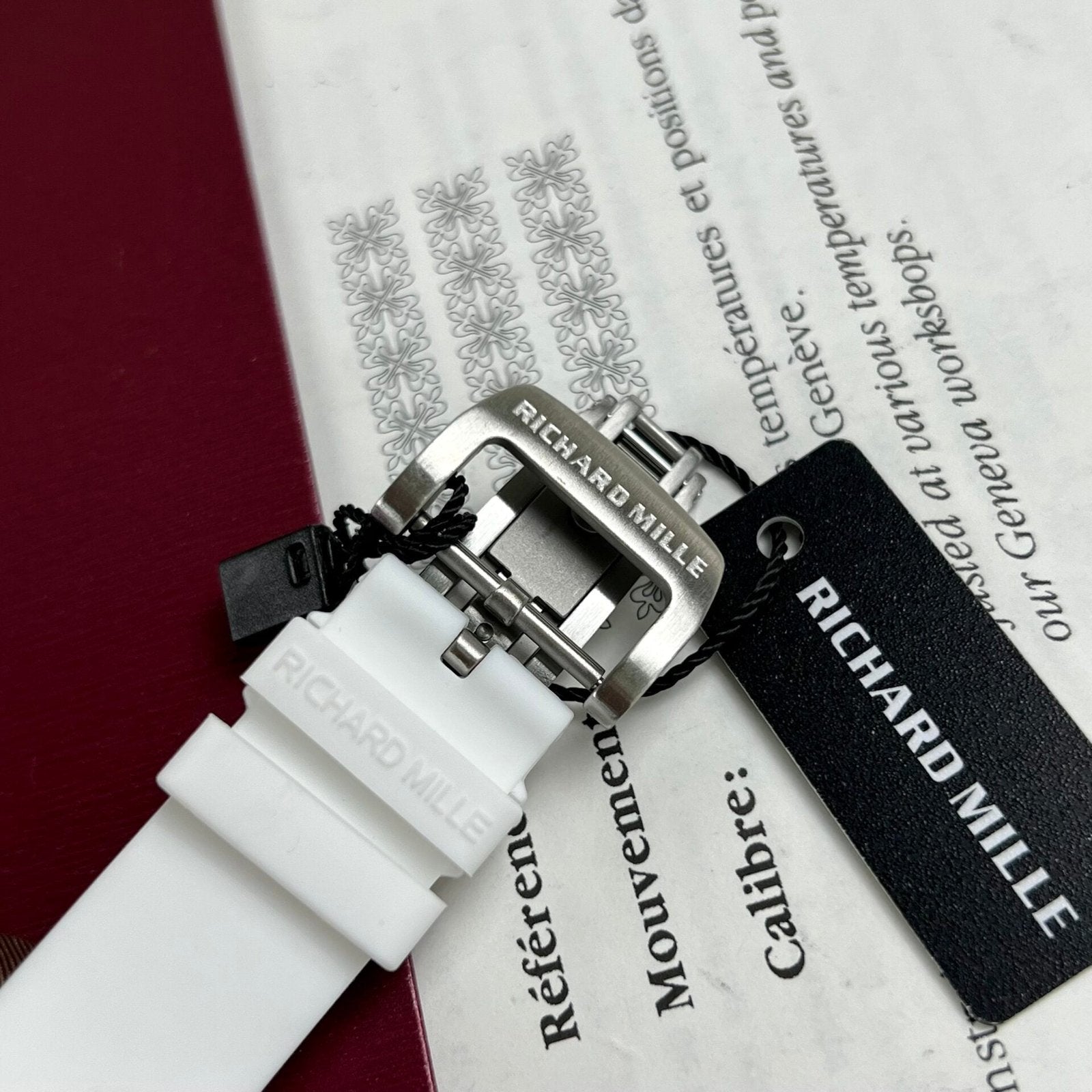 Richard Mille RM07-01 Ceramic Watch Rubber Strap 36mm