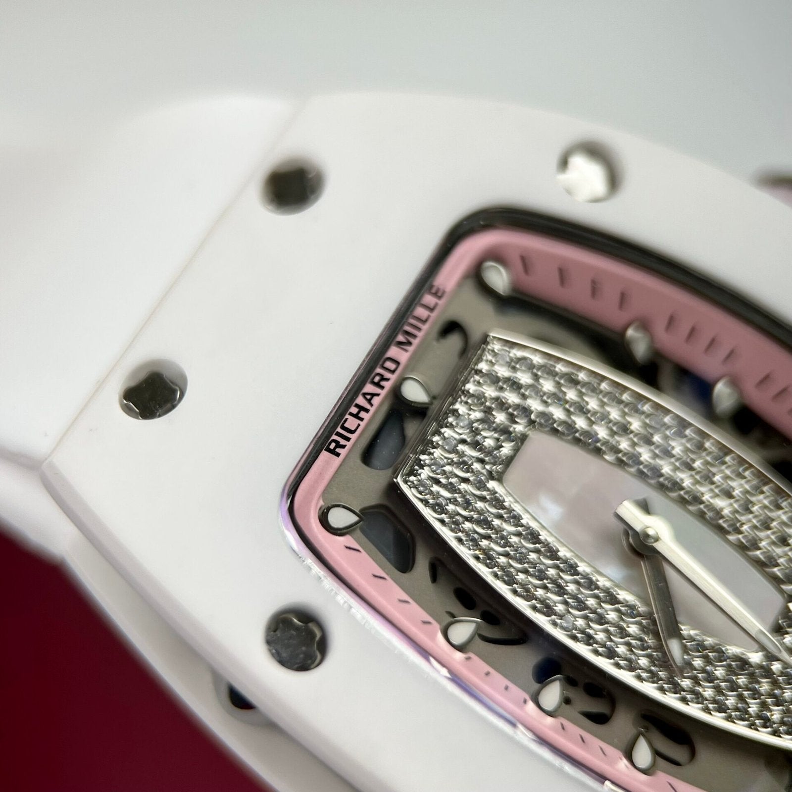 Richard Mille RM07-01 Ceramic Watch Rubber Strap 36mm