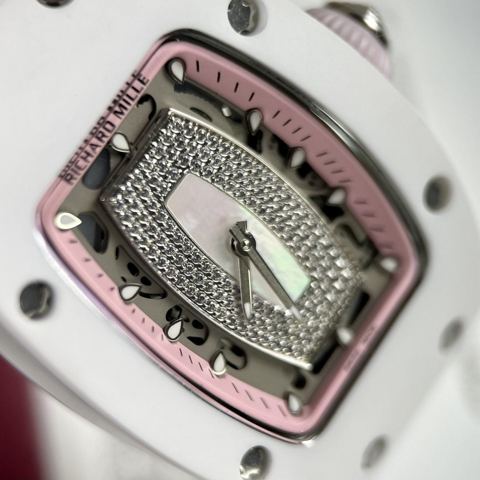 Richard Mille RM07-01 Ceramic Watch Rubber Strap 36mm