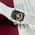 Richard Mille RM07-01 Ceramic Watch Rubber Strap 36mm