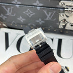 Richard Mille RM07-01 Watch Diamonds Black Rubber Strap 36mm