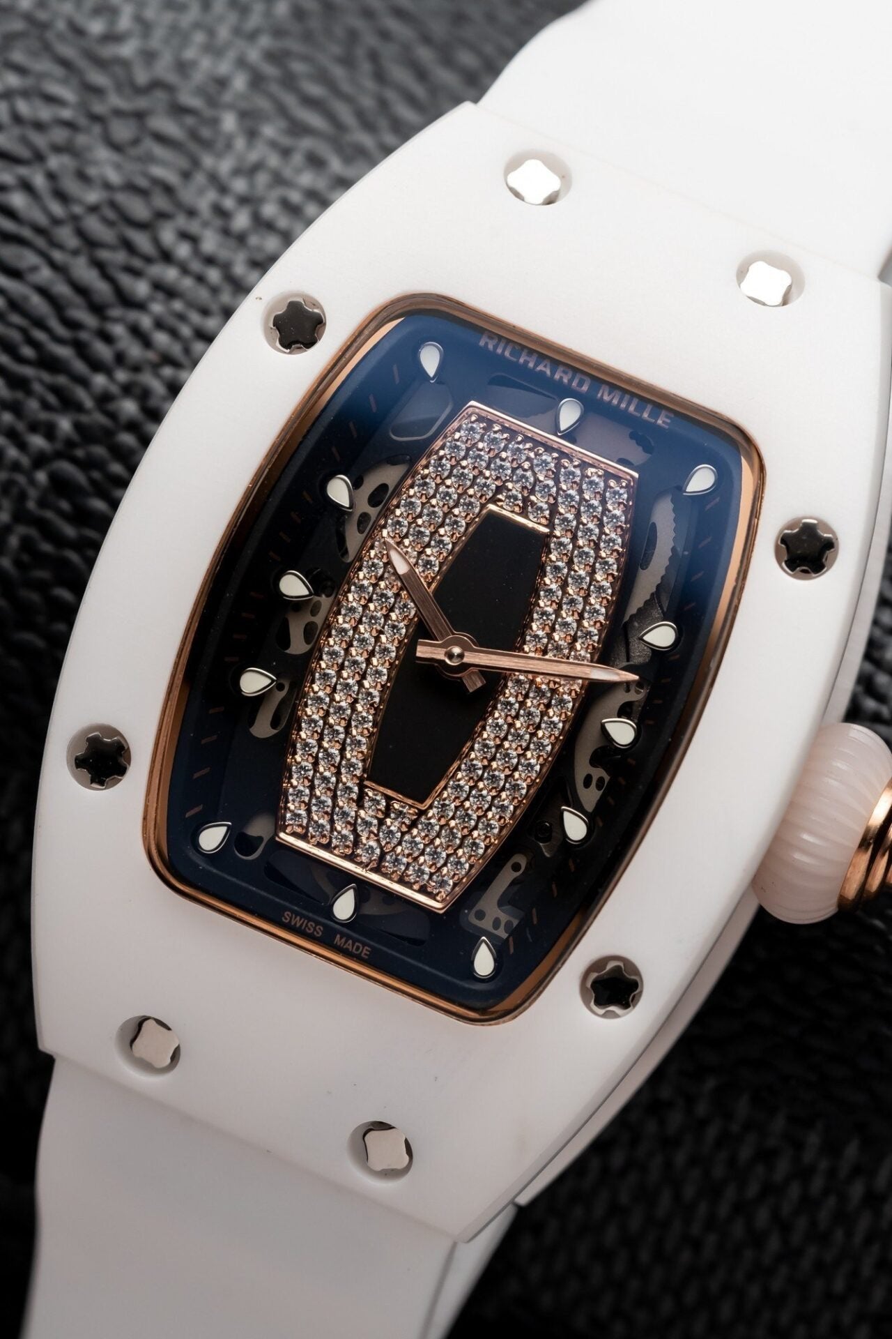 Richard Mille RM07-01 Watch White Ceramic Case 36mm