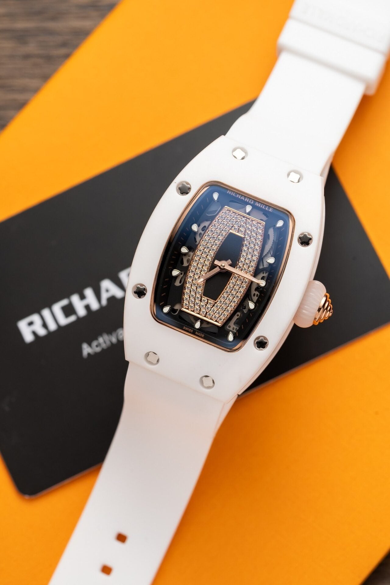 Richard Mille RM07-01 Watch White Ceramic Case 36mm