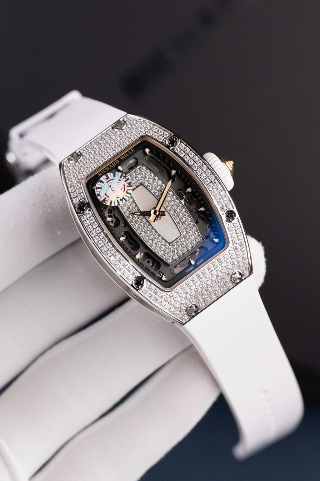 Richard Mille RM07-01 Knock Off Watch Women White Automatic Movement 36mm