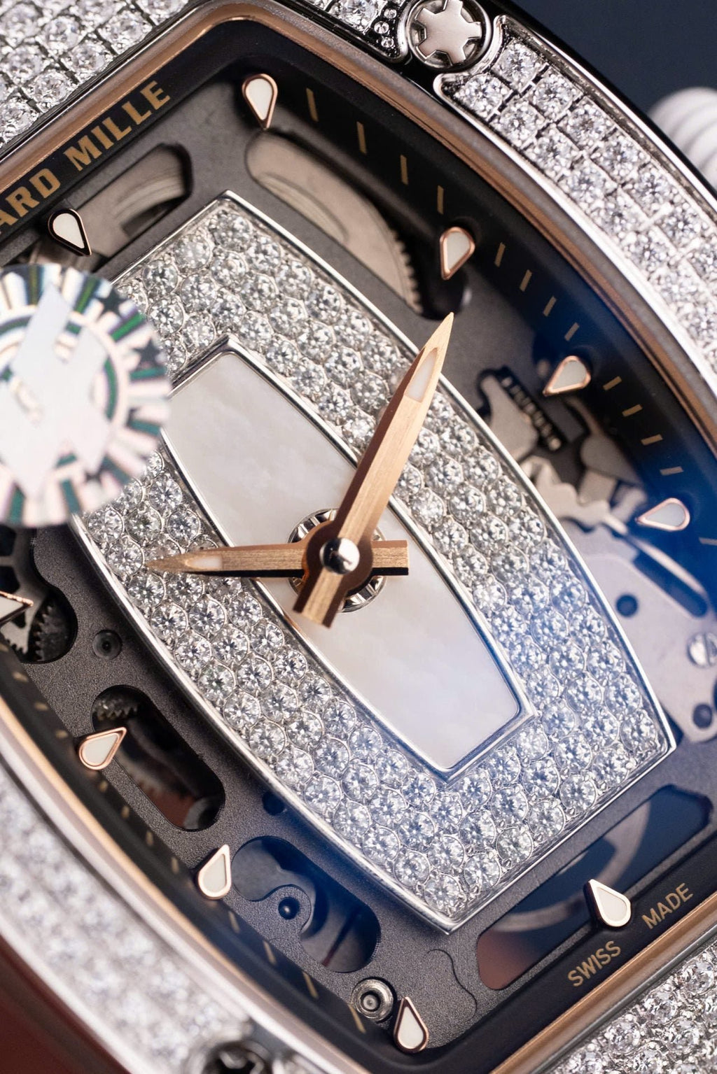 Richard Mille RM07-01 Knock Off Watch Women White Automatic Movement 36mm