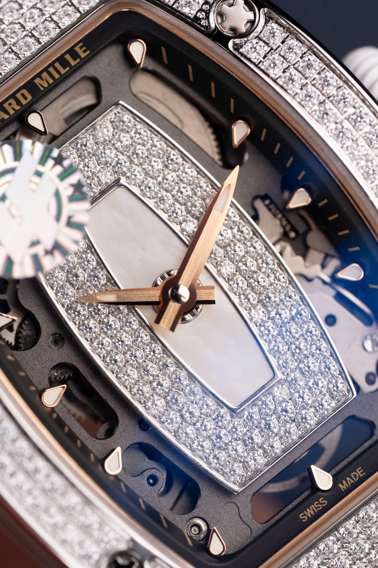 Richard Mille RM07-01 Knock Off Watch Women White Automatic Movement 36mm