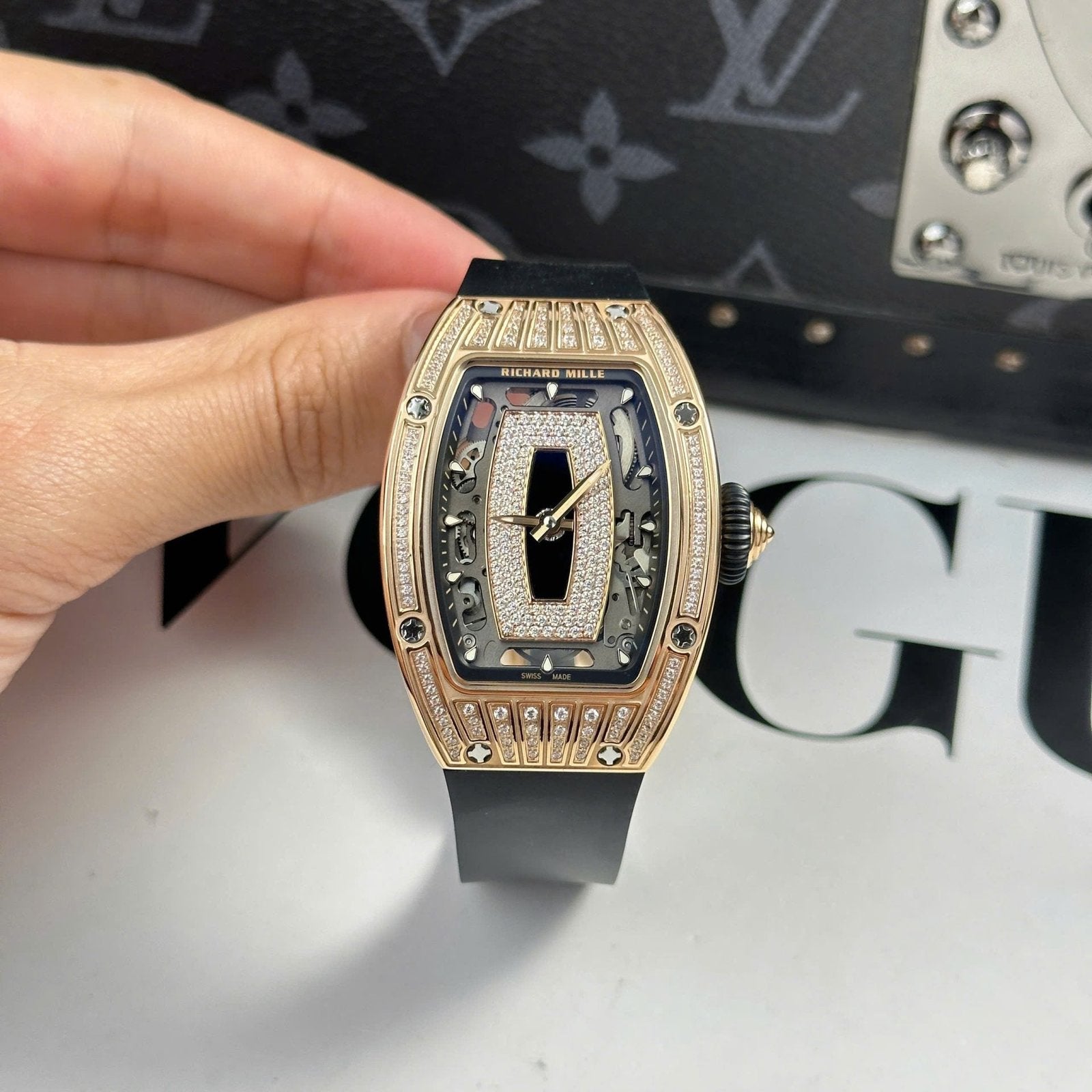 Richard Mille RM07-01 Watch Rubber Strap 36mm