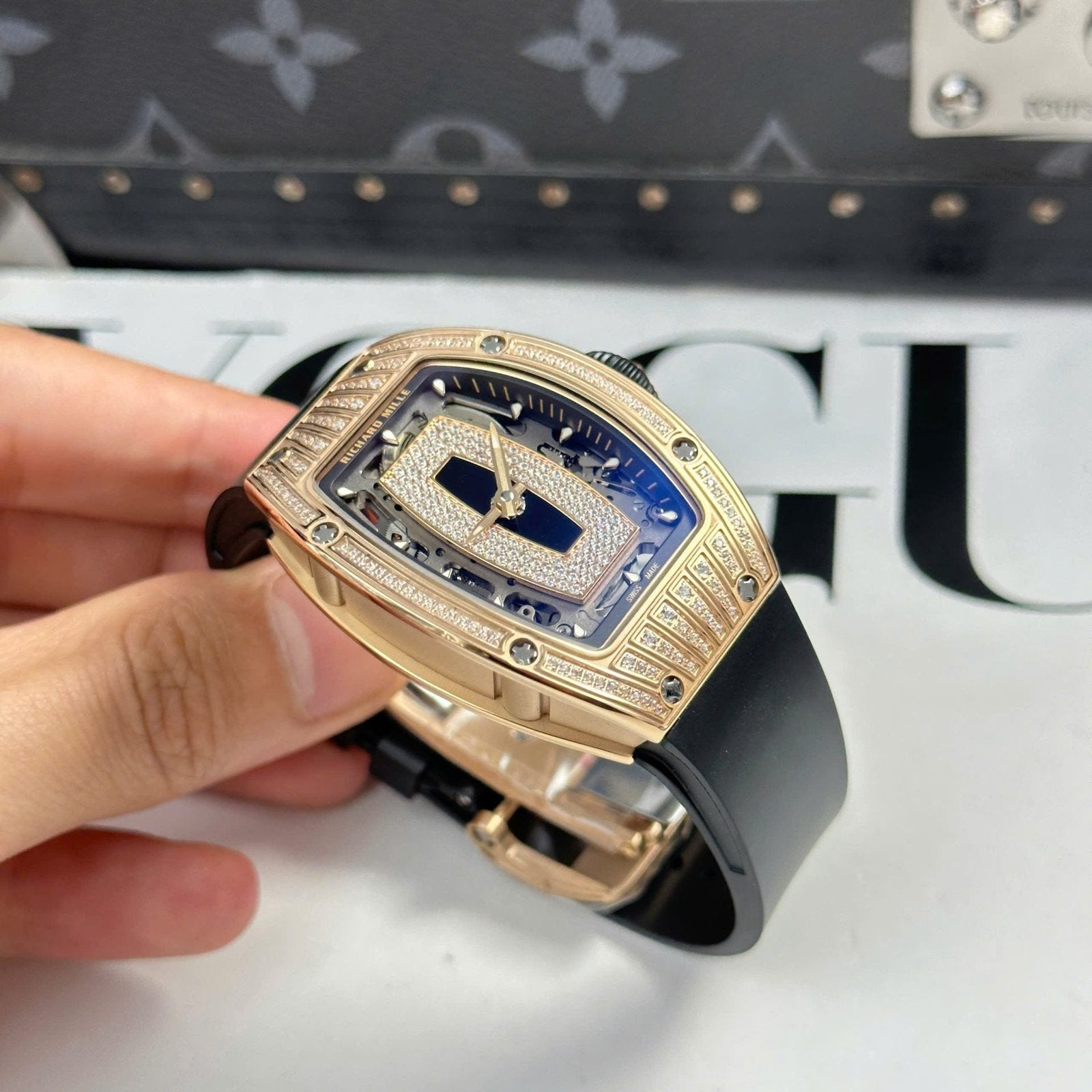 Richard Mille RM07-01 Watch Rubber Strap 36mm
