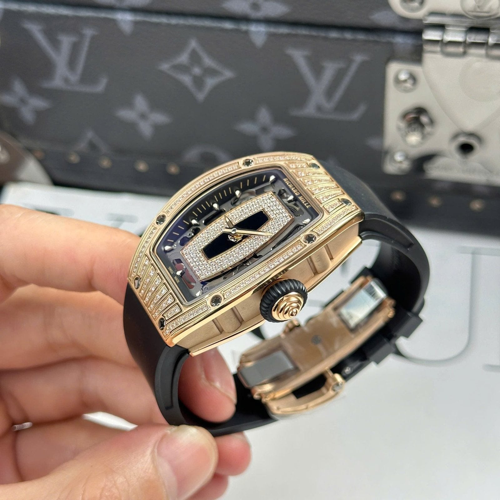 Richard Mille RM07-01 Watch Rubber Strap 36mm