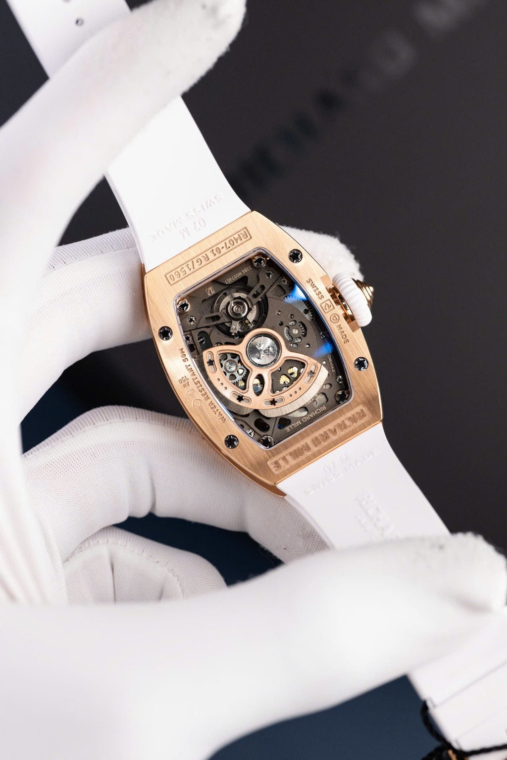 Richard Mille RM07-01  Watch Women White Automatic Movement 36mm