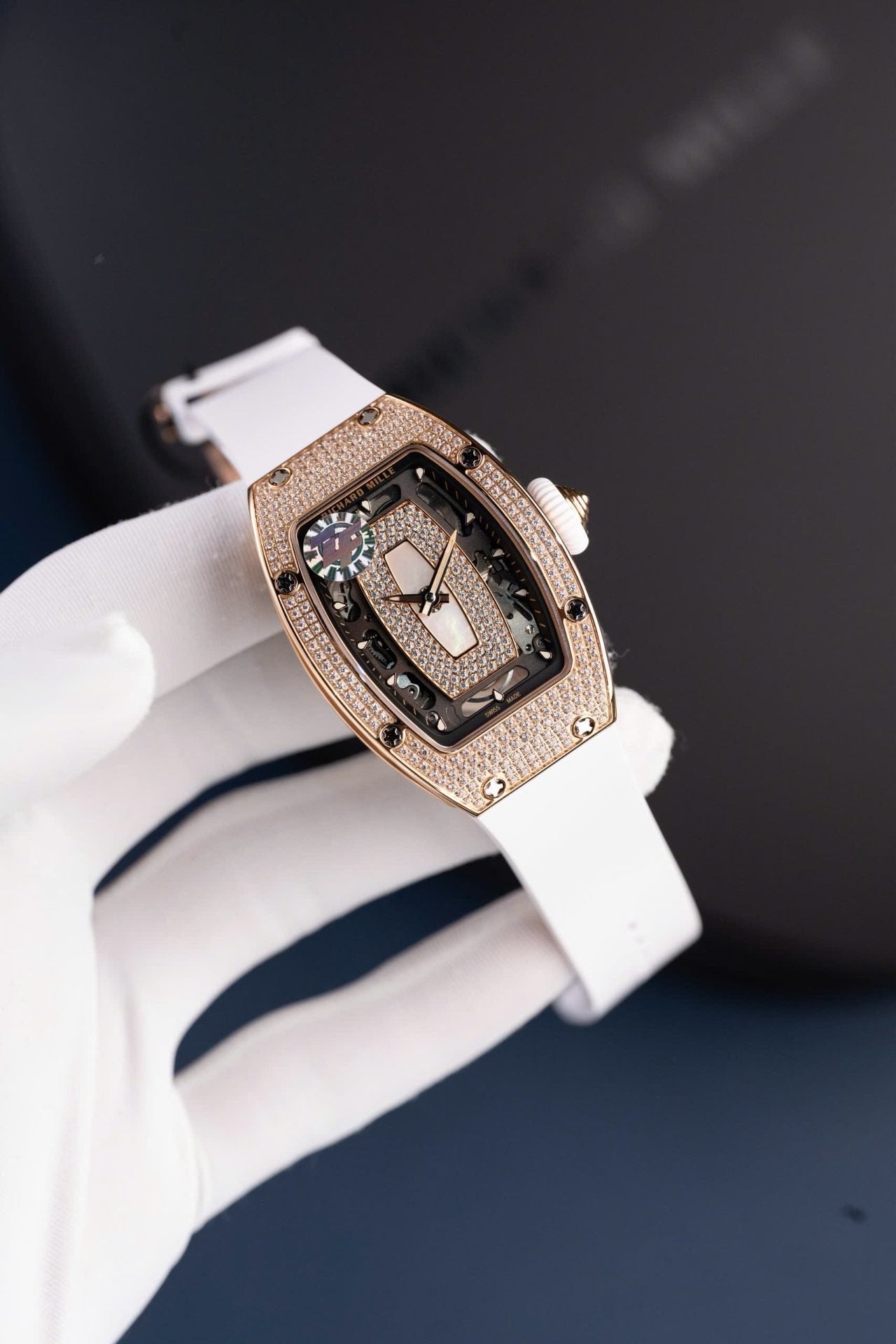 Richard Mille RM07-01  Watch Women White Automatic Movement 36mm