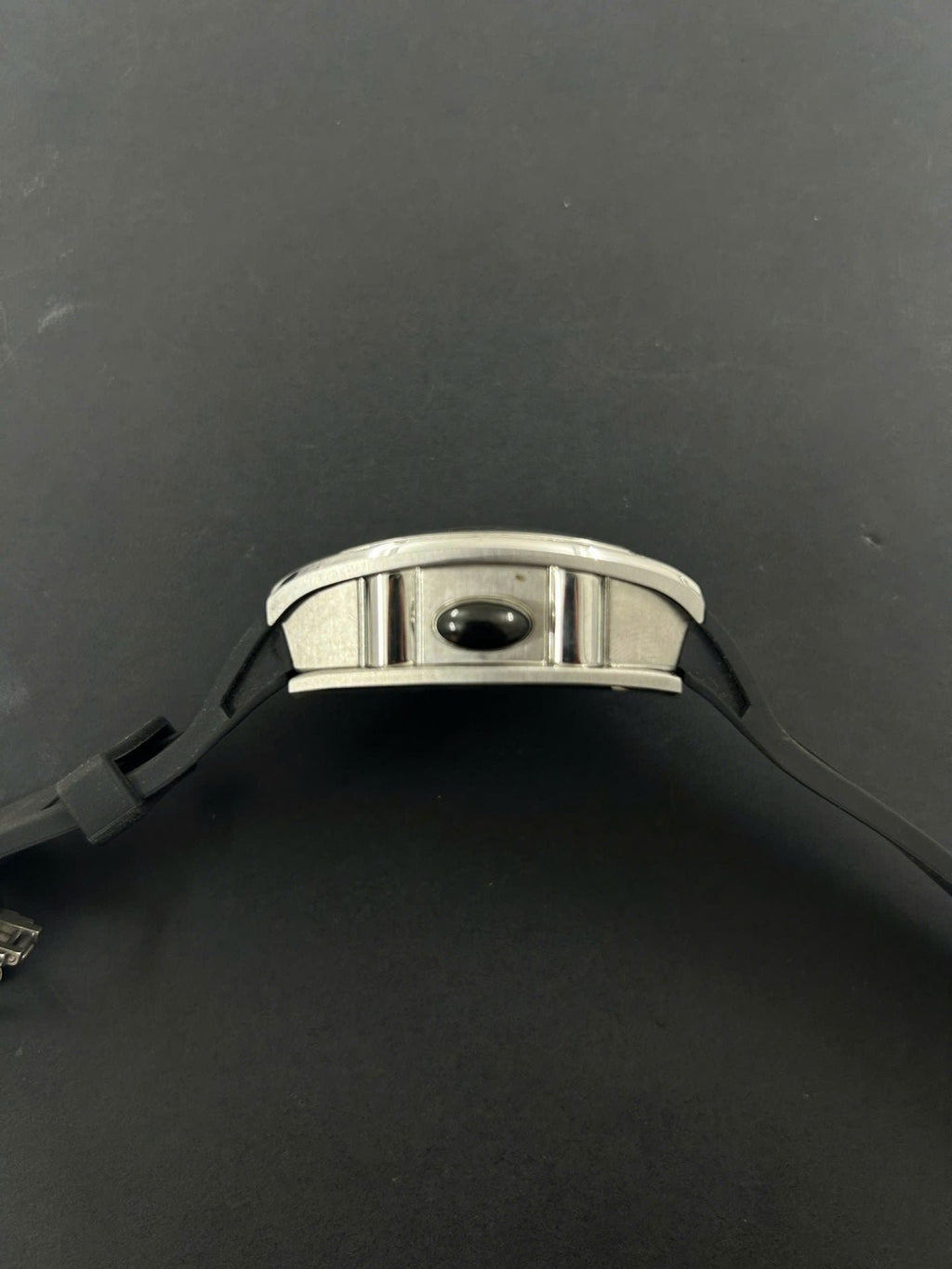 Richard Mille RM19-02  Watch Full Diamonds CZ Rubber Strap 44mm