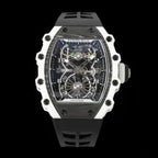 Richard Mille Watch RM055 Bubba Watson Grey Ceramic Rubber Strap 42.7×49.9mm