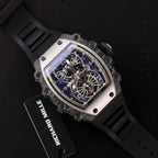 Richard Mille RM21-01 Tourbillon Watch Rubber Strap 45mm