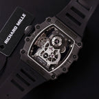 Richard Mille RM21-01 Tourbillon Watch Rubber Strap 45mm