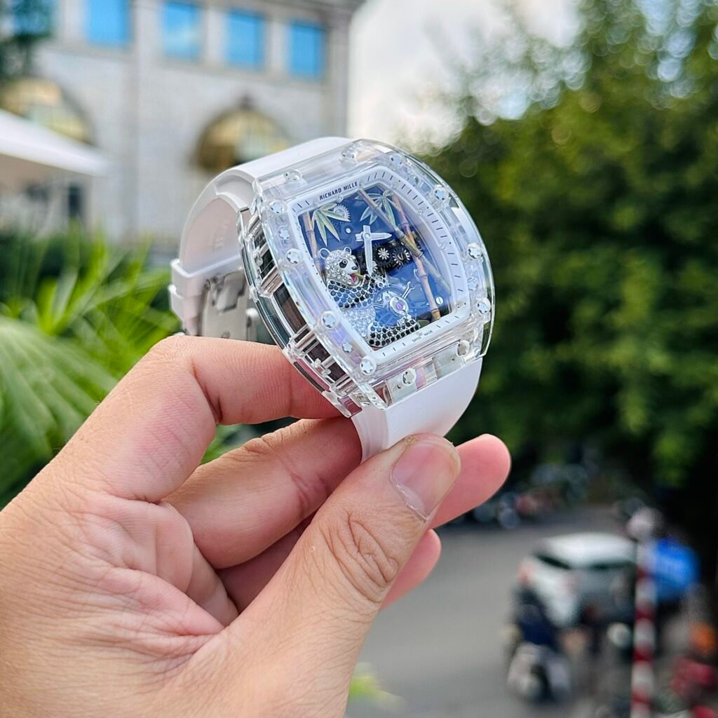 Richard Mille Watch RM26-01 Tourbillon Sapphire Motifs Panda 43mm