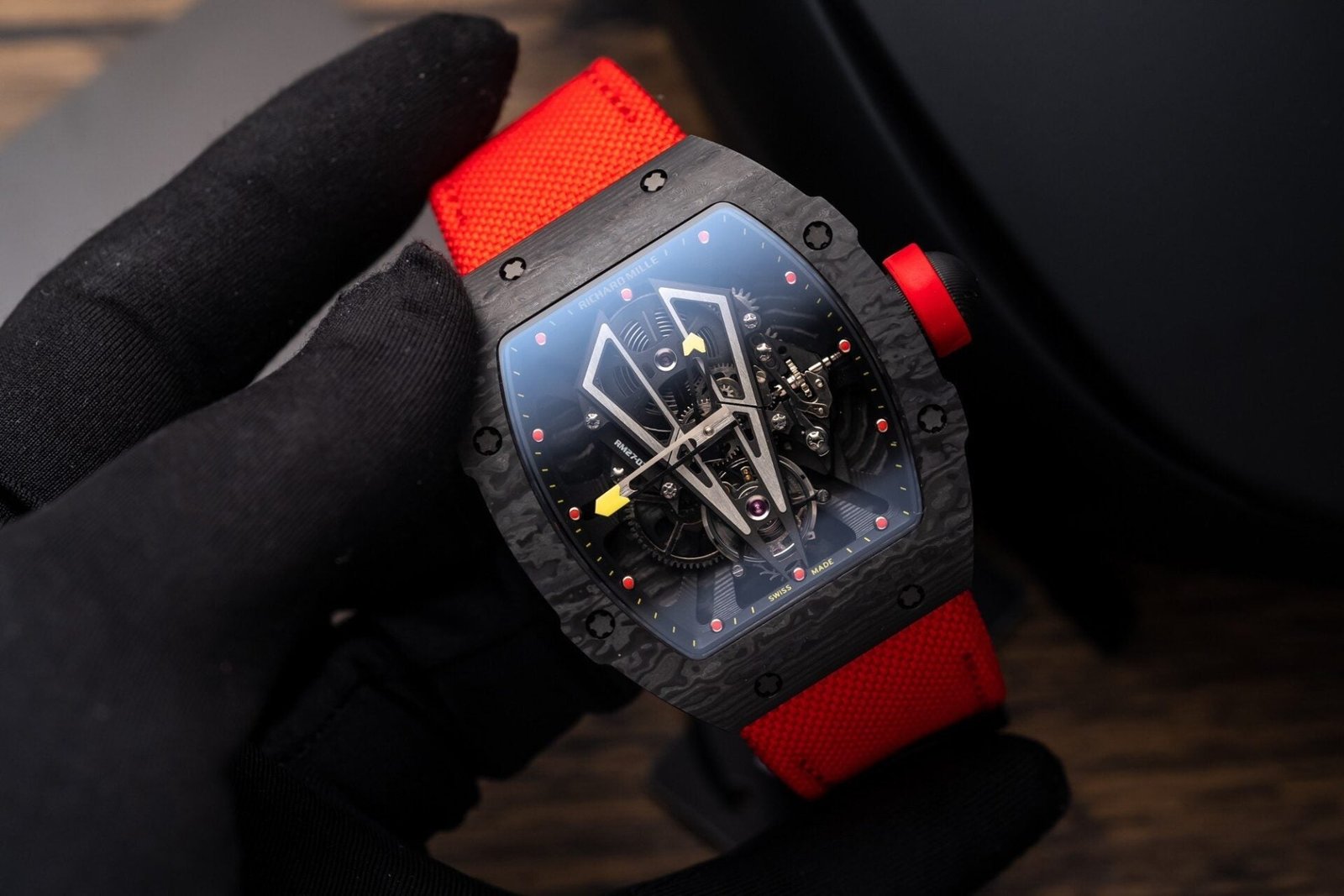 Richard Mille  Watch RM27-03 Tourbillon Rafael Nadal Carbon 44mm