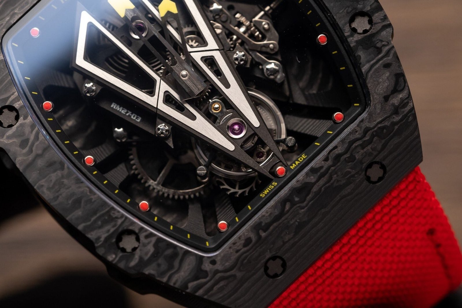 Richard Mille  Watch RM27-03 Tourbillon Rafael Nadal Carbon 44mm