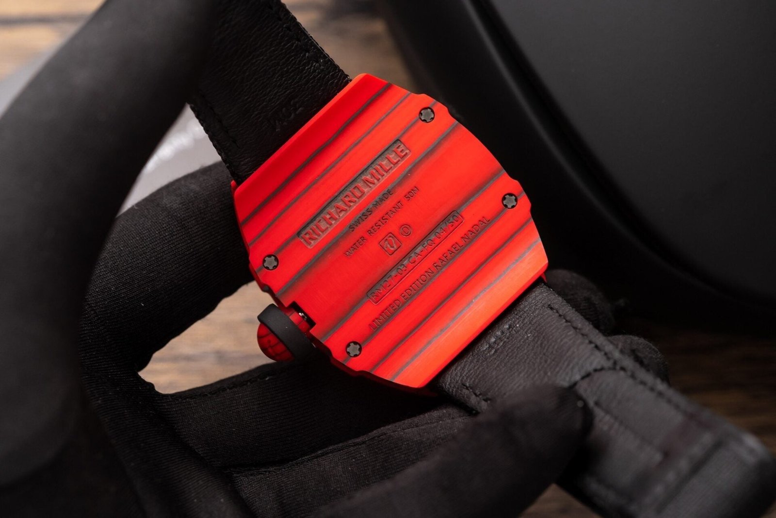 Richard Mille Watch RM27-03 Tourbillon Rafael Nadal Red Carbon 44mm