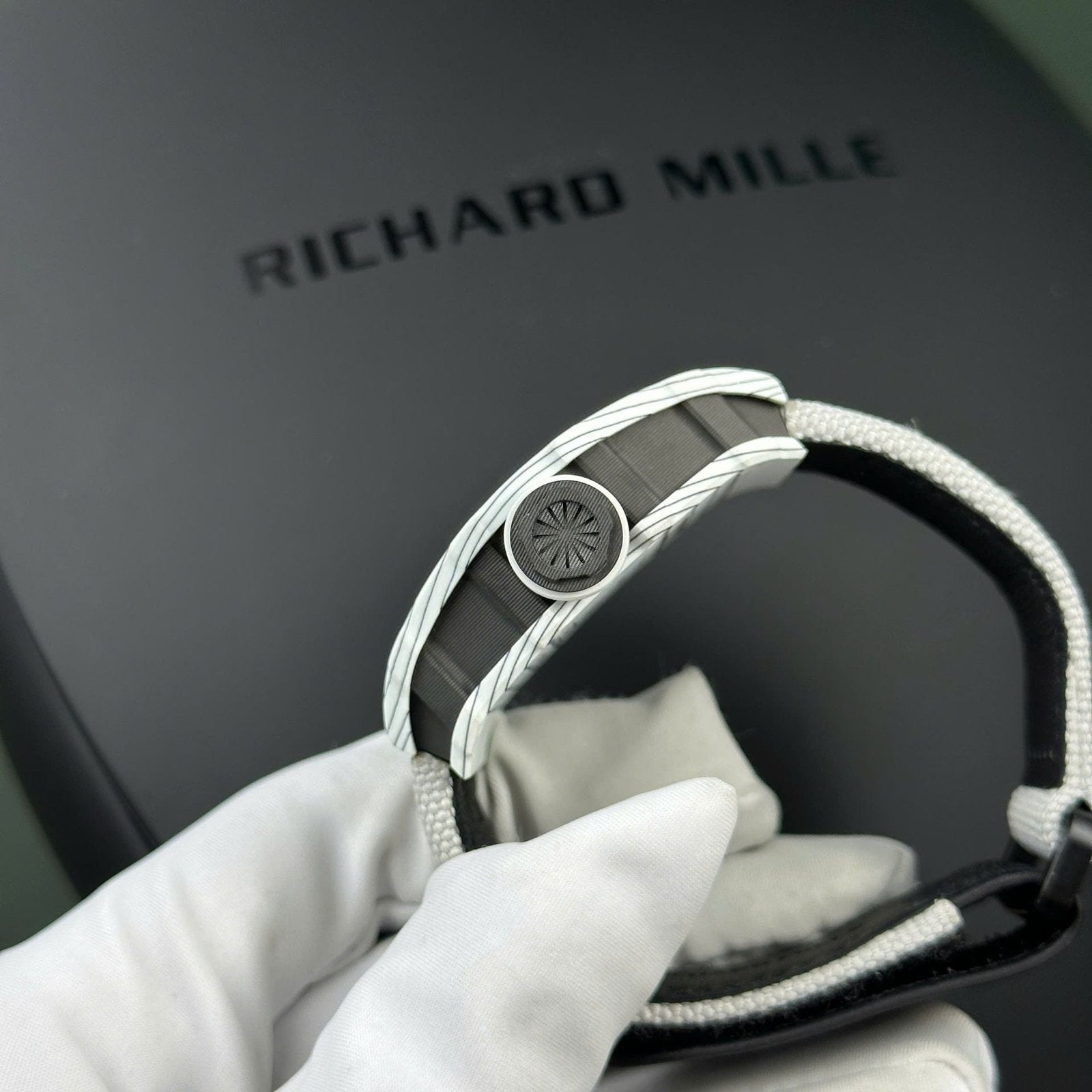 Richard Mille RM35-01 Rafael Nadal Red Rubber Strap Watch 42mm