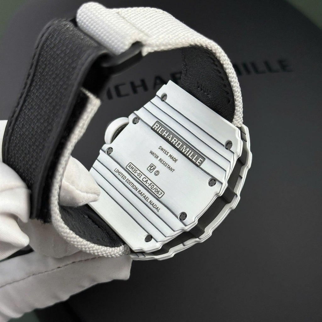 Richard Mille RM35-01 Rafael Nadal Red Rubber Strap Watch 42mm