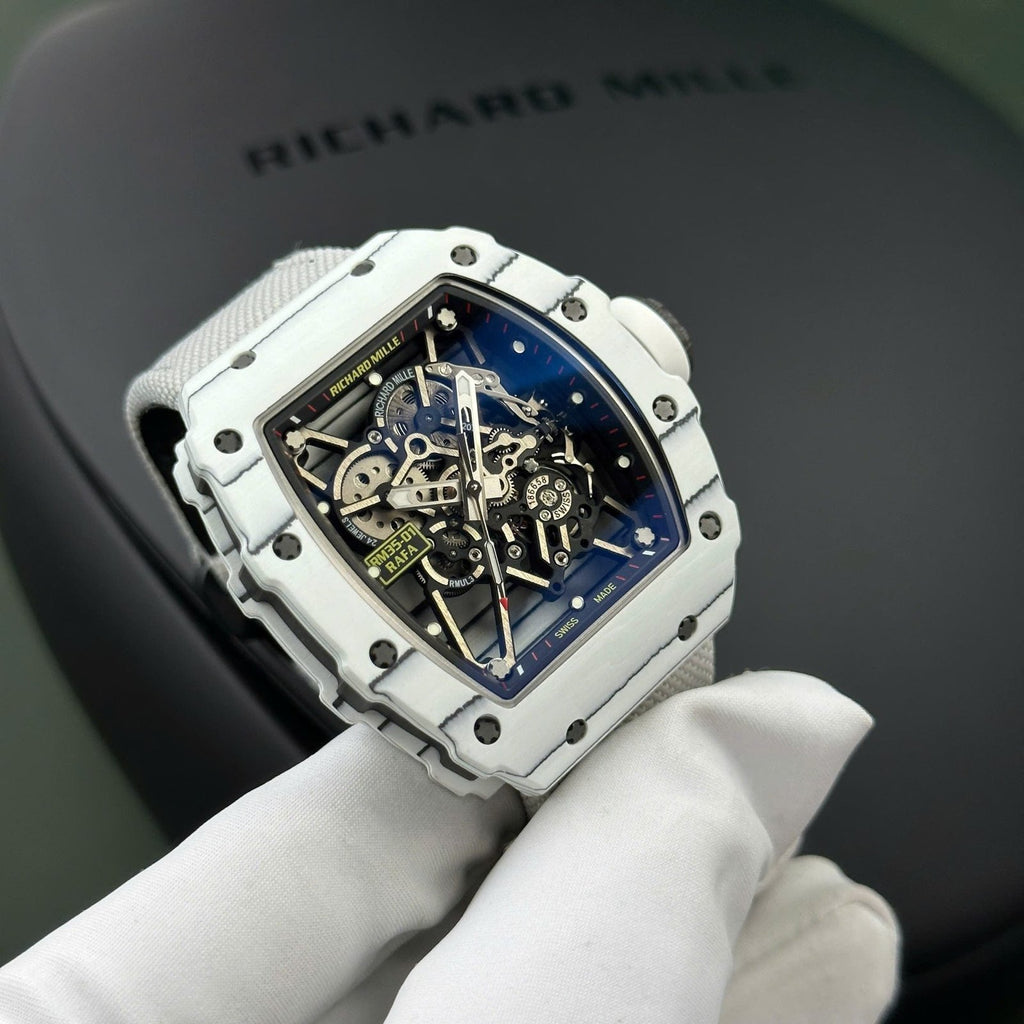 Richard Mille RM35-01 Rafael Nadal Red Rubber Strap Watch 42mm
